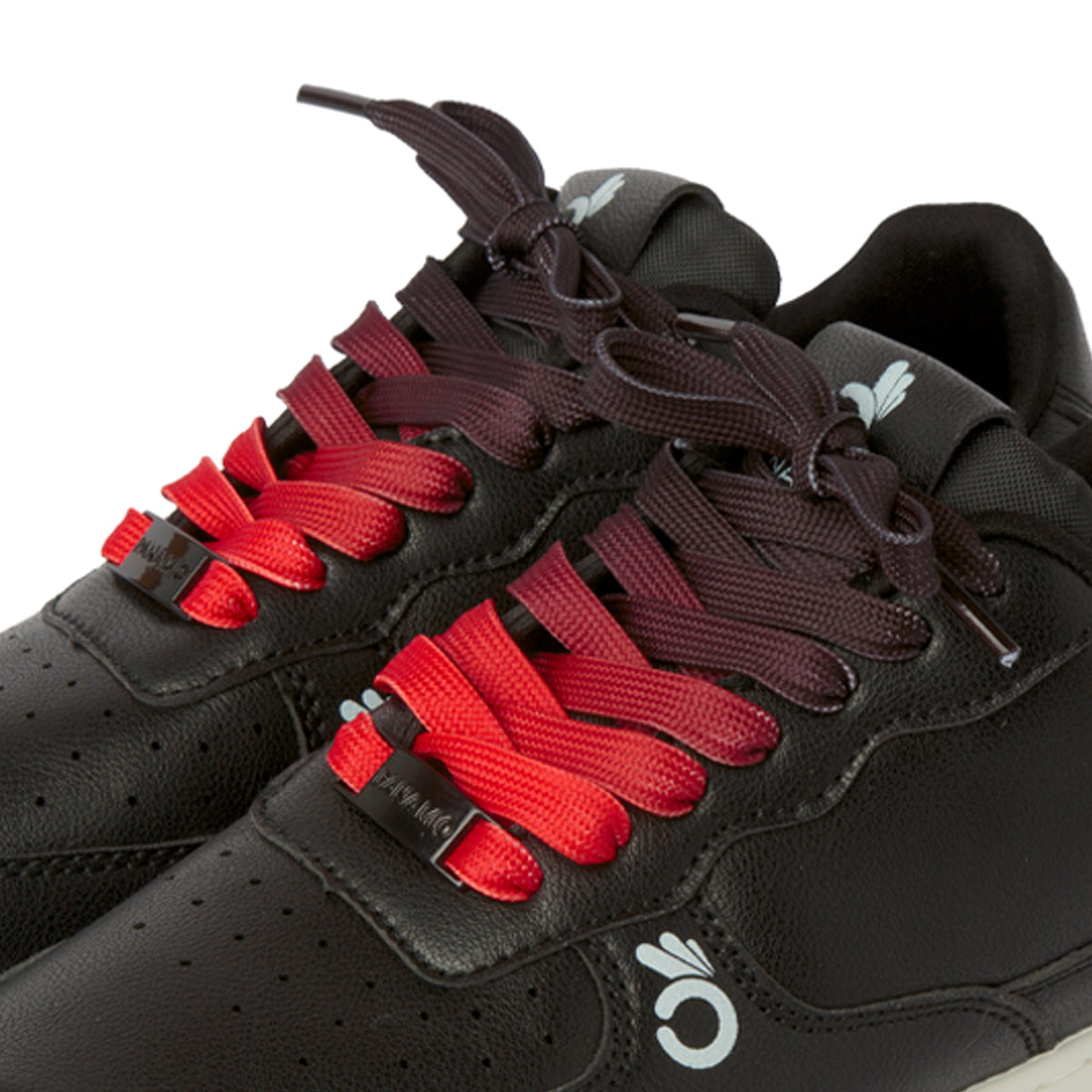 Laces Black to Red