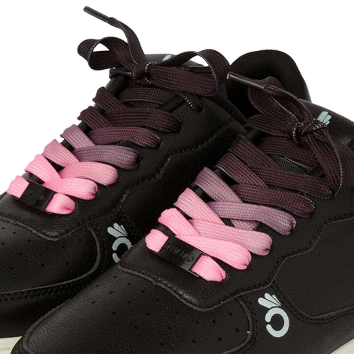 Laces Black to Rose