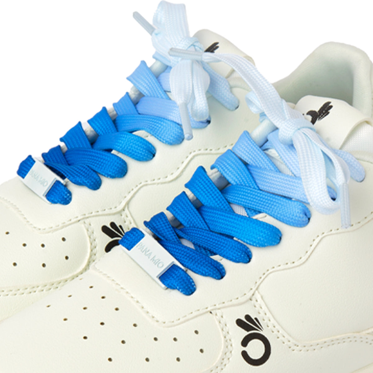 Laces White to Blue