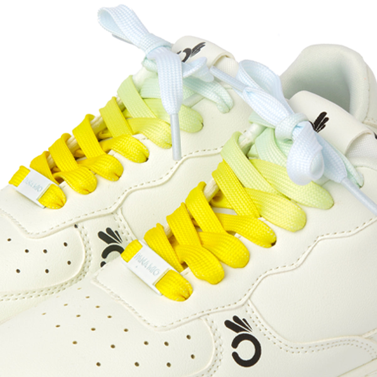 Laces White to Yellow