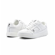 White Low Leather