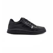 Black Low Leather