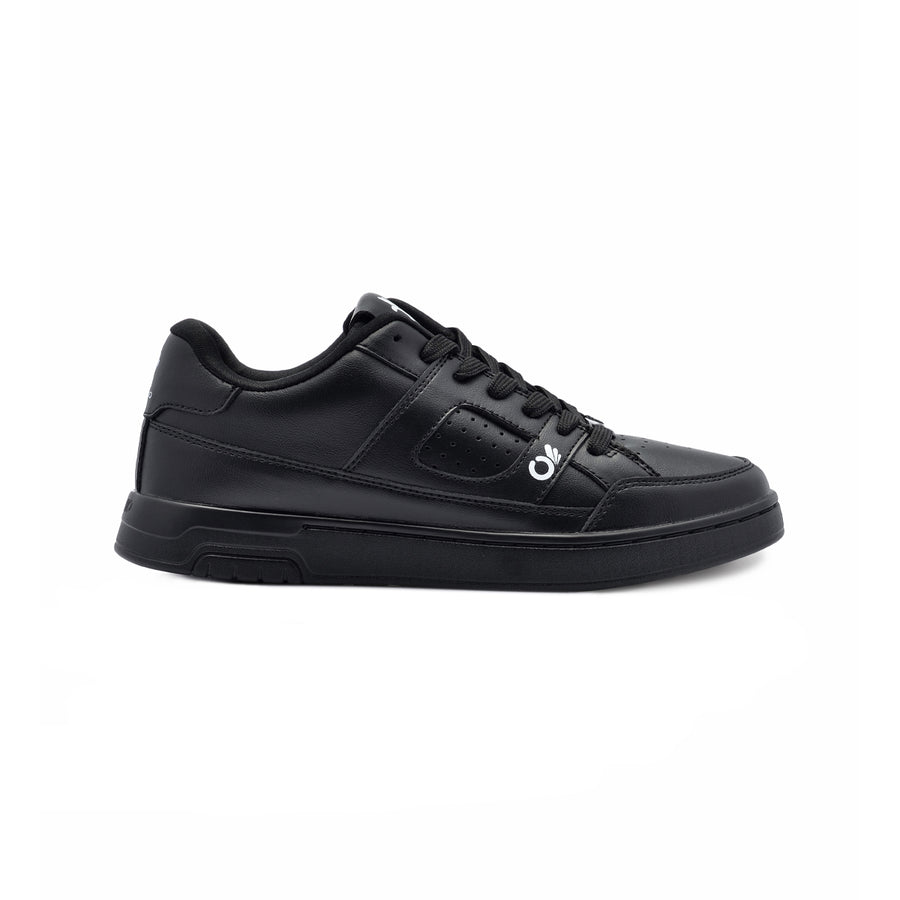 Black Low Leather
