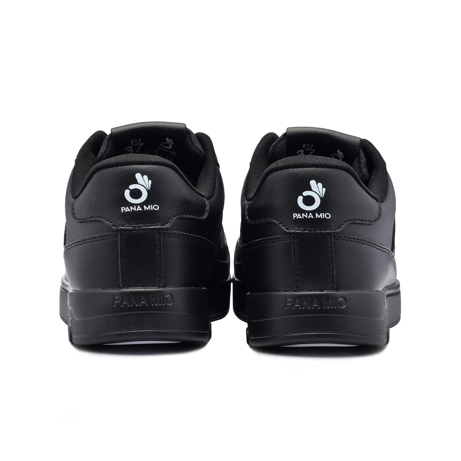 Black Low Leather