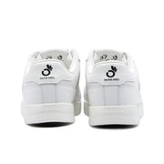 White Low Leather
