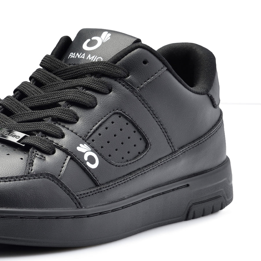 Black Low Leather